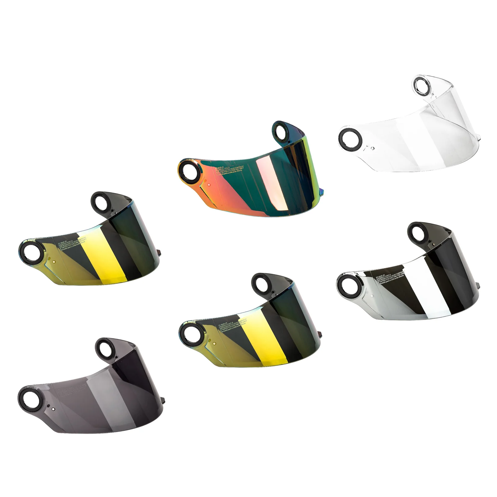 

Мотоциклетные линзы Iridium Argent Smoke Strobe Lens Visor для улицы