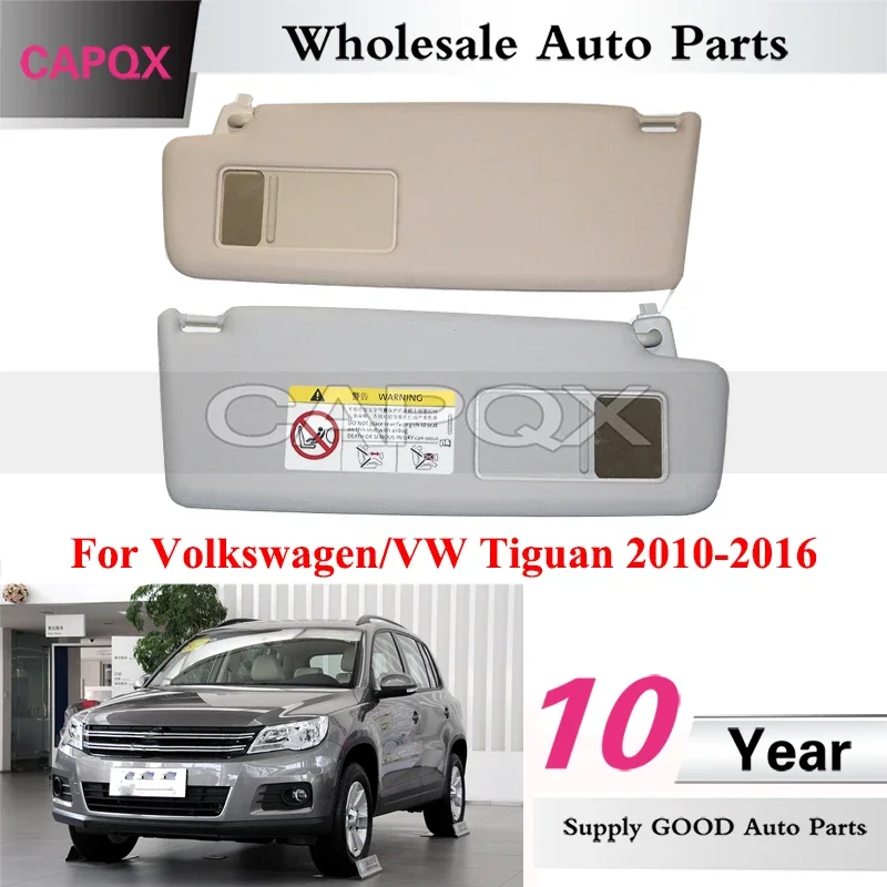 CAPQX For Volkswagen/VW Tiguan 2010-2016 Auto Inside Sunvisor Sun Shield Front Sunshade Sun Visor Assembly