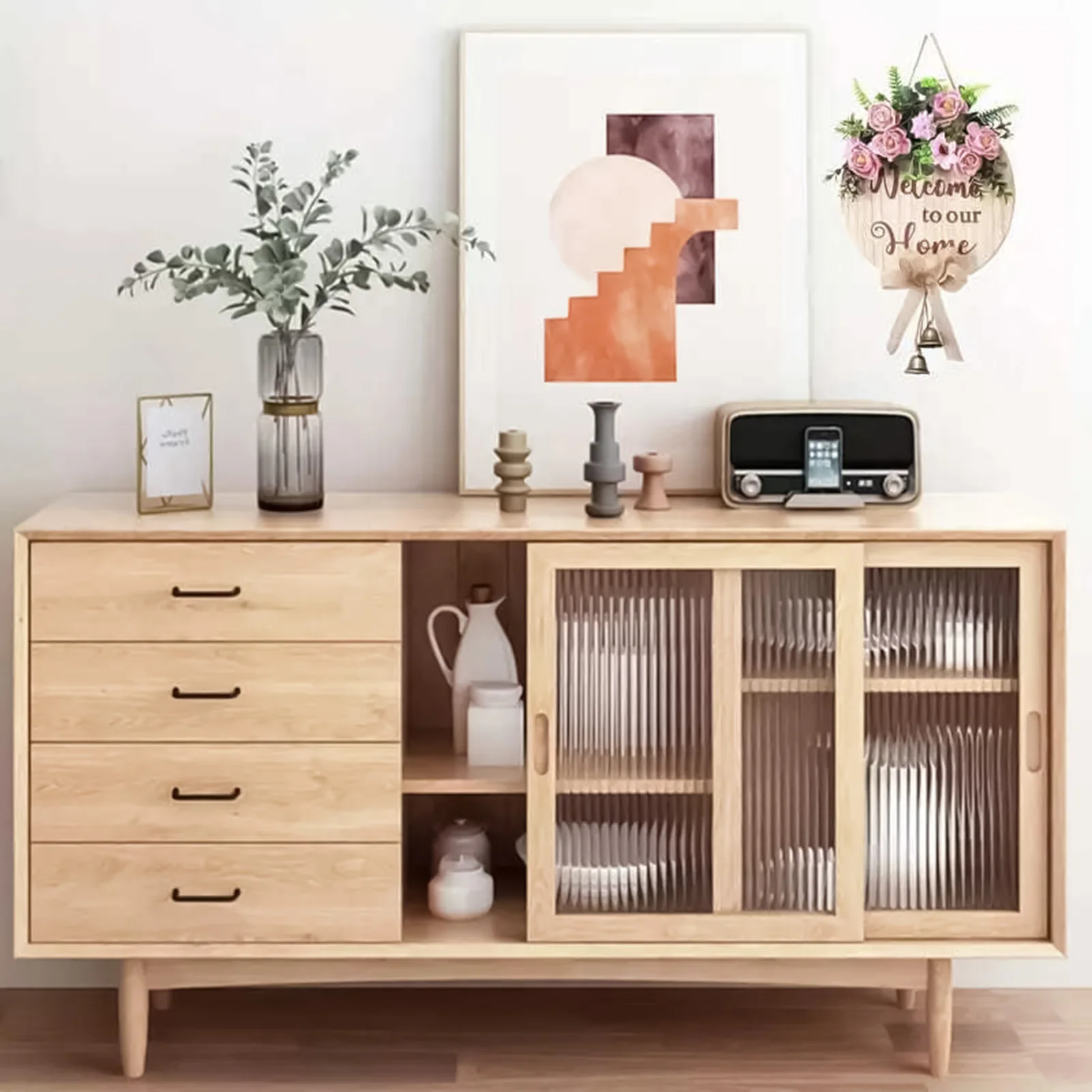 لافتة باب ترحيب منزلية لعيد الحب لافتة للنظر، لافتة زخرفية إبداعية لخزانة جدار الباب ونافذة الشرفة #3