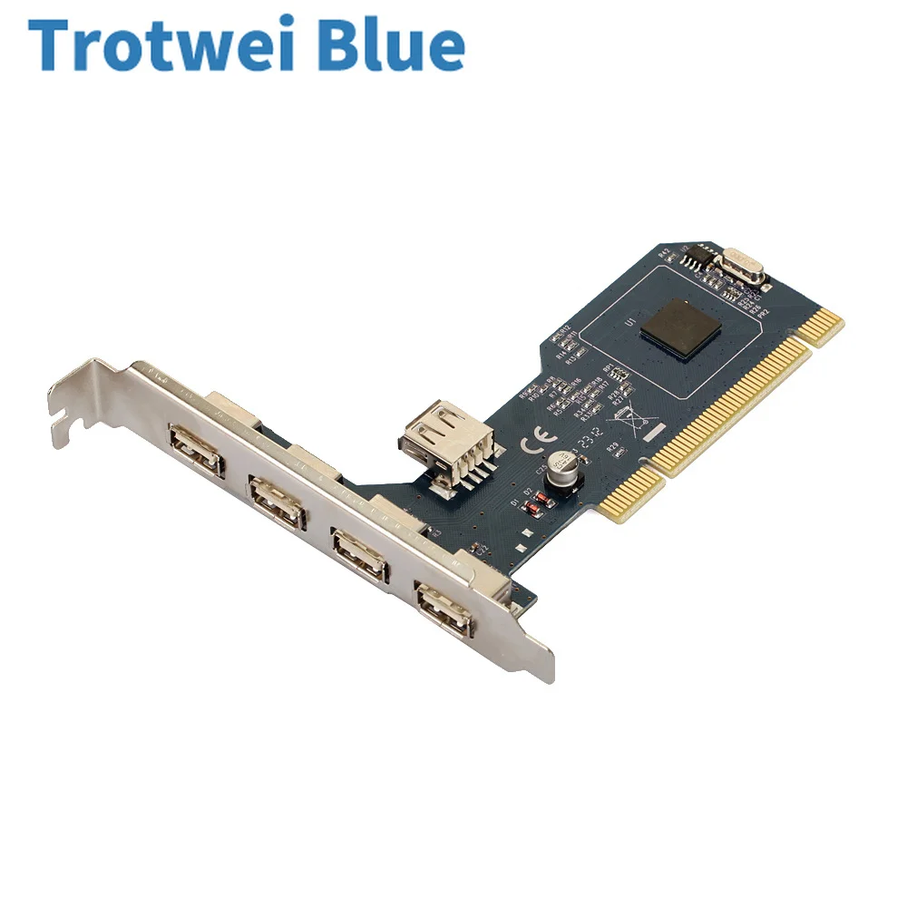Плата расширения контроллера PCI Hub с 5 портами USB 2,0, 480 Мбит/с, преобразователь настольного компьютера, драйвер чипсета NEC720101 Плата расширения контроллера PCI Hub с 5 портами USB 2,0, 480 Мбит/с, преобразователь настольного компьютера, драйвер чипсета NEC720101