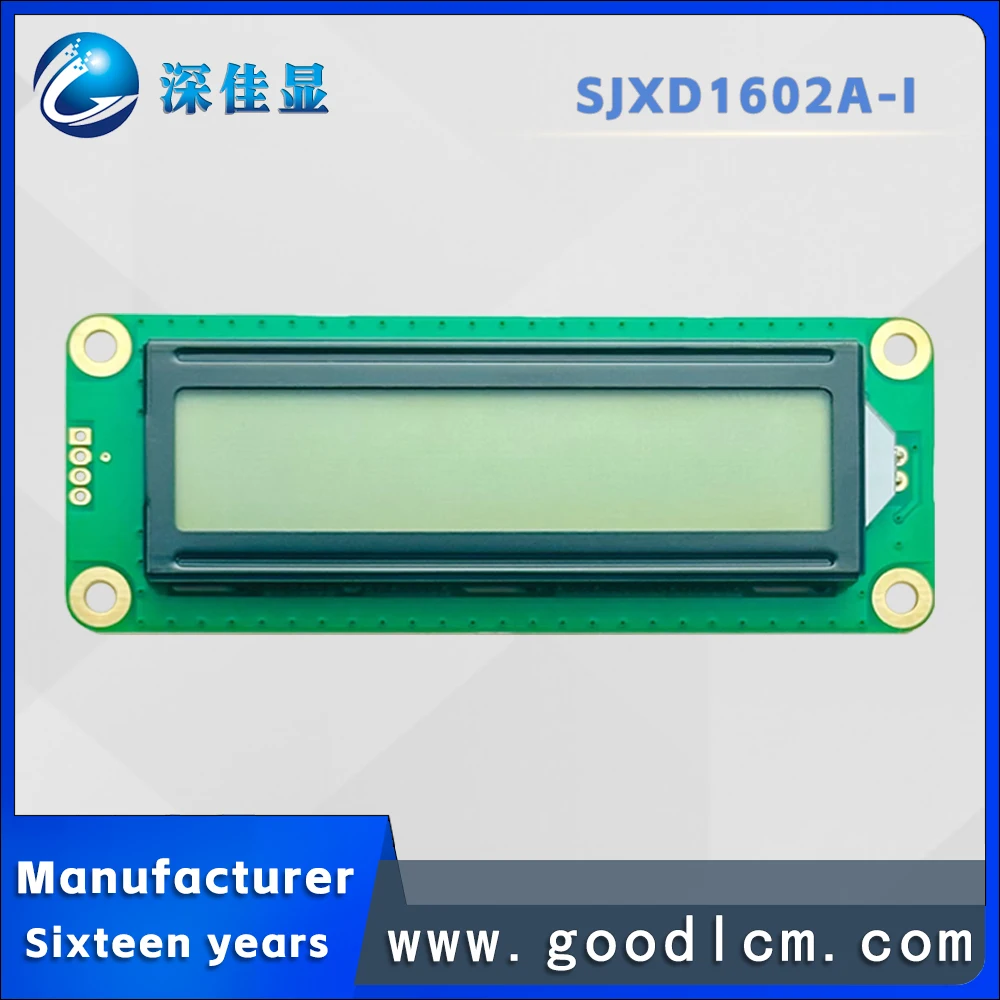 1602a-1lcd Scherm 16X2 Lcm Display Module Stn Grijs Positief Wit Backlight Aip31068l Driver 5/3V Display