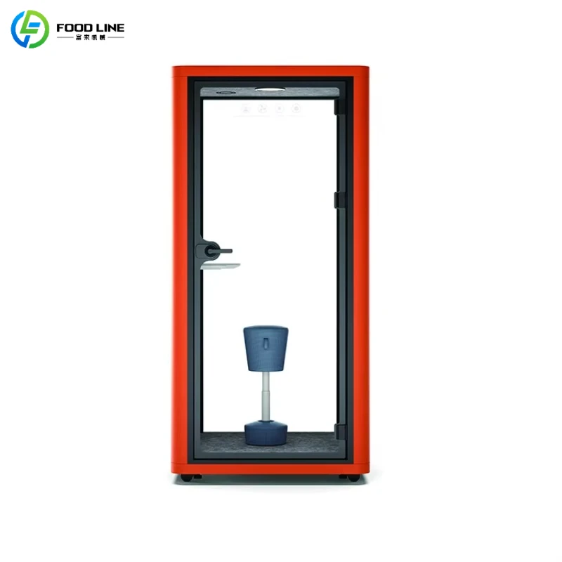 Customized Space Saving Soundproof Chamber Vertical Office Pod Acoustic Cabin for Narrow Corridor Small Spaces