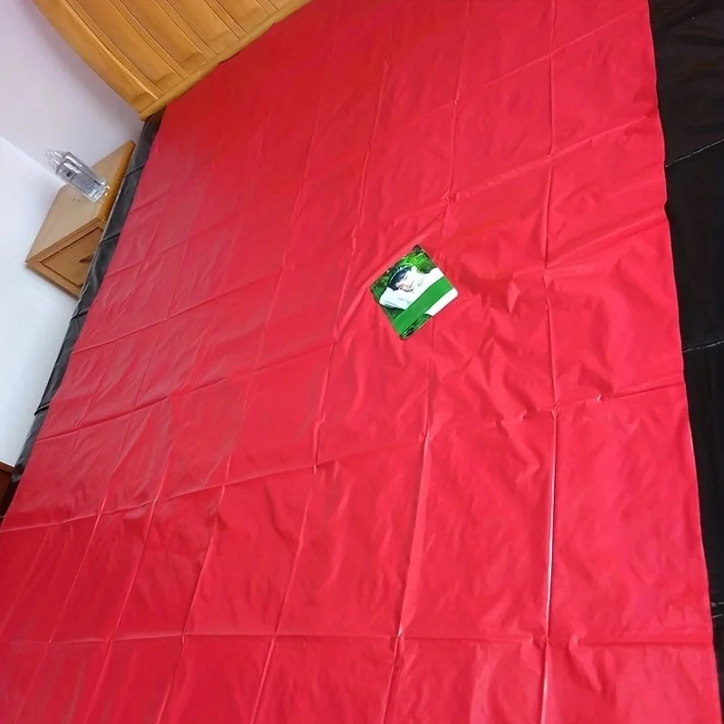 New S M Game Waterproof Bed Sexy Sheet Waterproof PU Bed Sheet Oil Resistant SPA Mattress Black PVC Thick Bed Plastic Leather