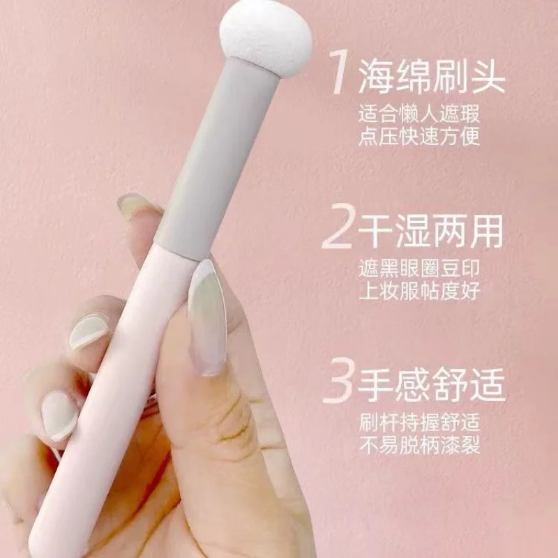 kuu Vendoji Gesichtskosmetikpinsel, Foundation-Puder, Make-up-Pinsel, flache Oberseite, Concealer-Puder, Holzgriff, hochwertiges kosmetisches Werkzeug für Künstler