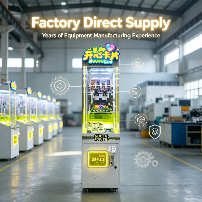 Game Hall Collectible Card Dispenser, Pika TCG Push Machine, Coin‑Operated Gear for Entertainment Site Customized