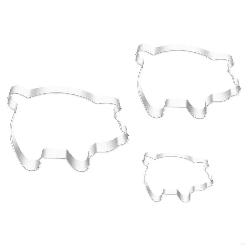 

Pig Shaped Stainless Steel Material Cookie Molds Baking Accessories for Baking L43B