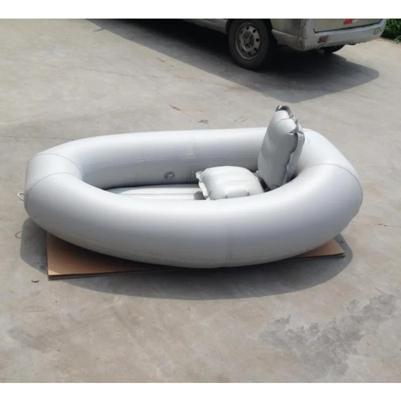 PVC Inflatable Boat Inflatable Raft with Drop Stitch Air Floor or Slat Wood Floor