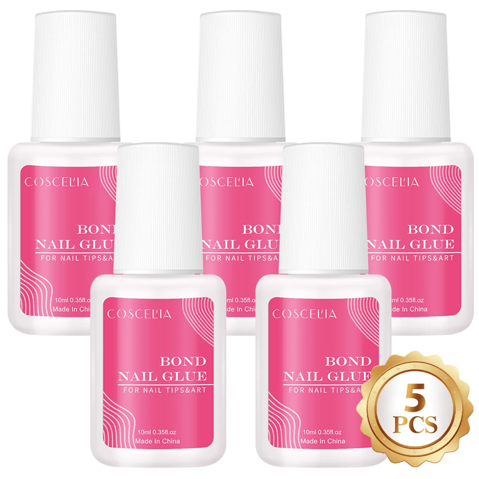 COSCELIA 10G Nail Glue False Nail Tips Glue Clear Color Nails Tools