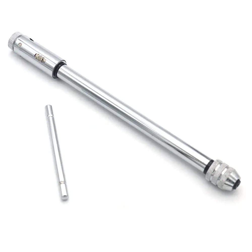 Adjustable M3-M8 T-Handle Ratchet Tap  Wrench M5-M12 Extended Thread Tap Forward  Reverse Tapping Accessories Extended Hand Tool