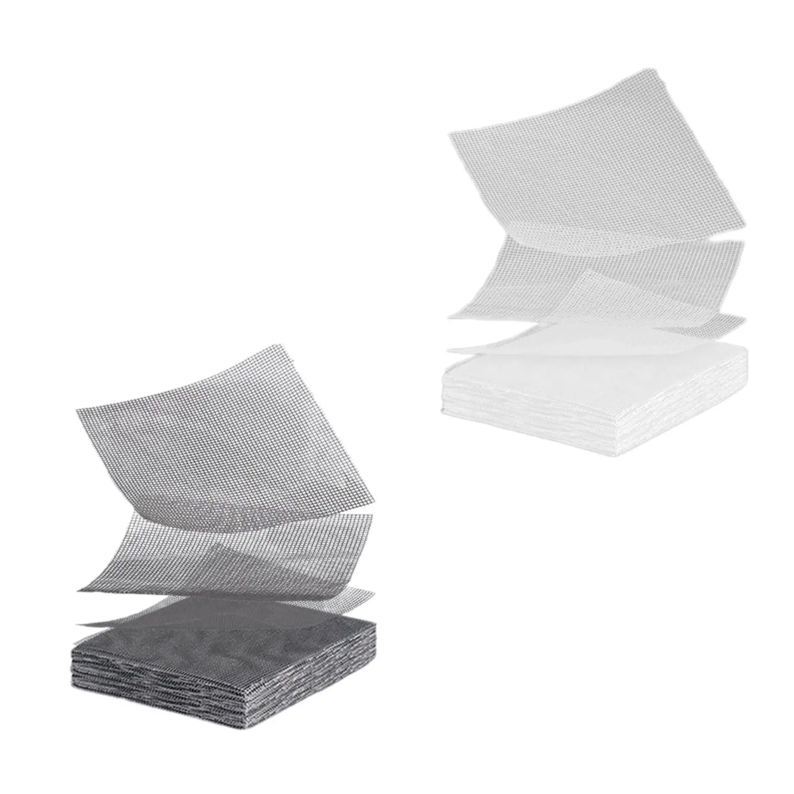 50x Flower Pot Hole Mesh Pad, Bonsai Bottom Grid Mat ,Gardening Gifts, Mesh Screen for Garden Outdoor Potted Plants Gardeners