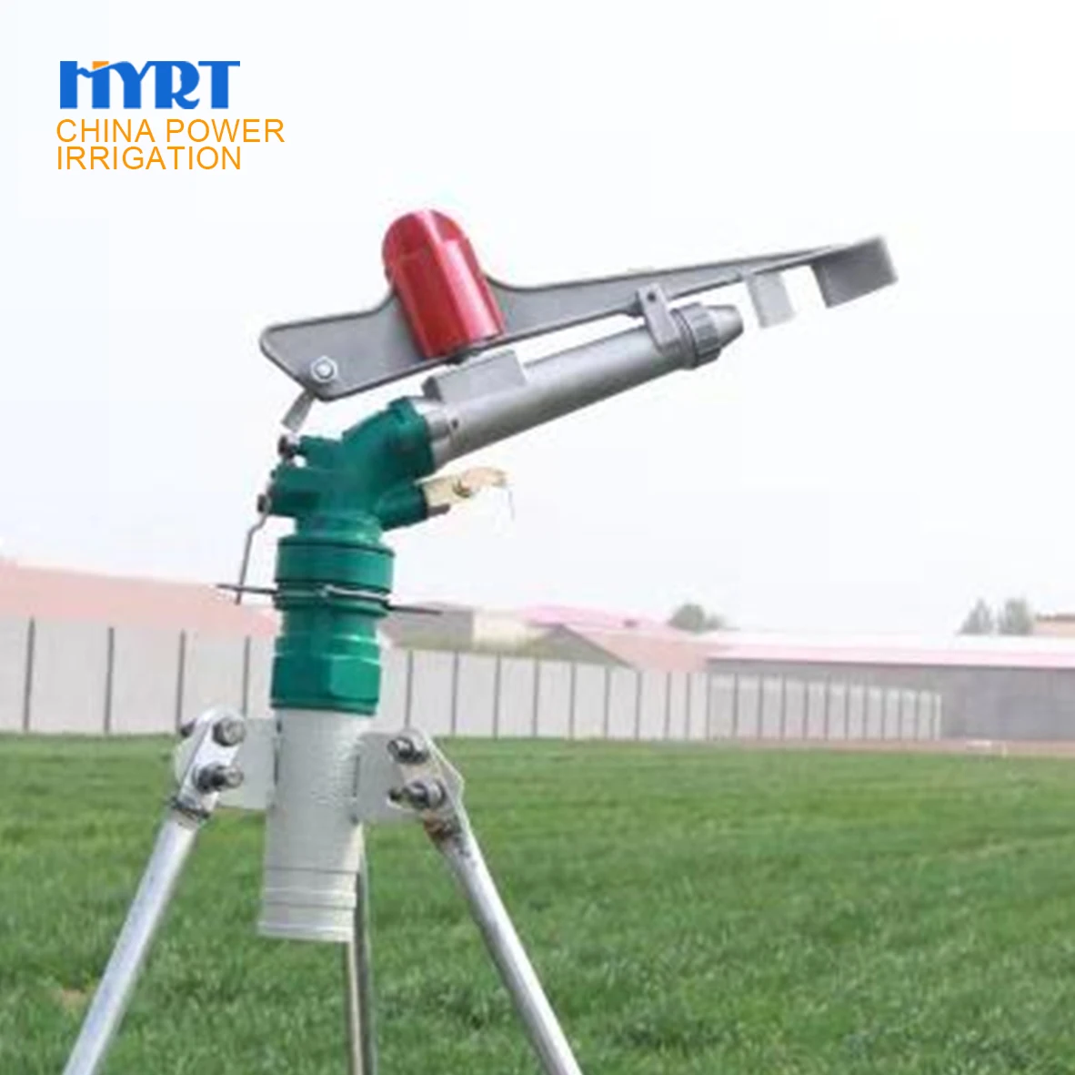 

Mobile Rotating Agriculture Garden System Head Rain Water Impact Big Gun 360 Degree for Distance Farm Irrigation Sprinkler