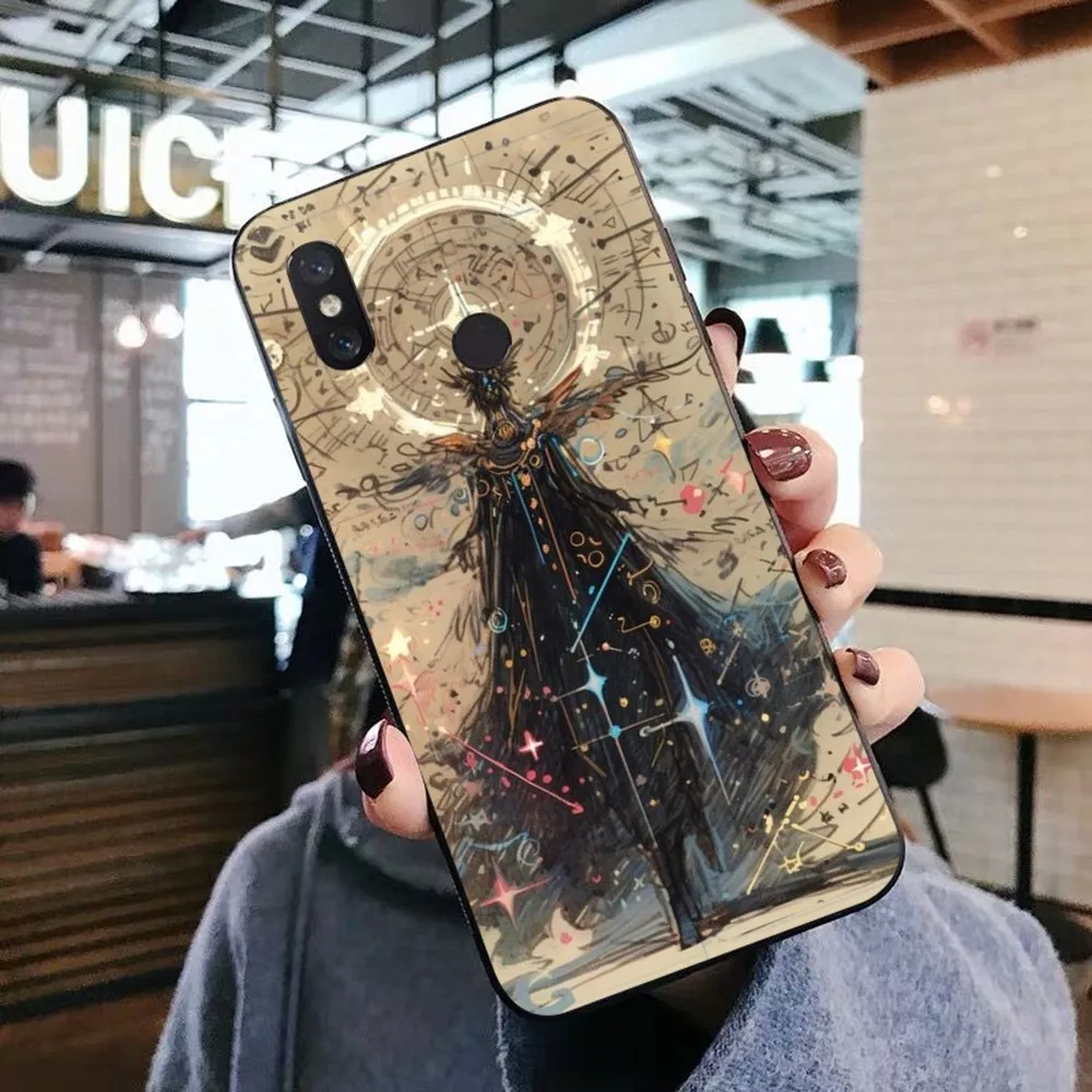 Gothic Girl Sculpture Retro Phone Case For Xiaomi Mi 5X 8 9 10 11 12 lite pro 10T PocoX3pro PocoM3 Note 10 pro lite