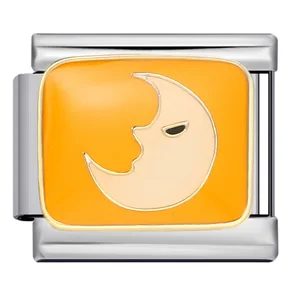 Edelstahlarmbänder für Männer und Frauen, Star und Mond, Sonnenstil, italienische Mode, süße Schmuck, DIY -Herstellung, 9mm 8 Hauptverkaufsstar Ninja Steel - №8