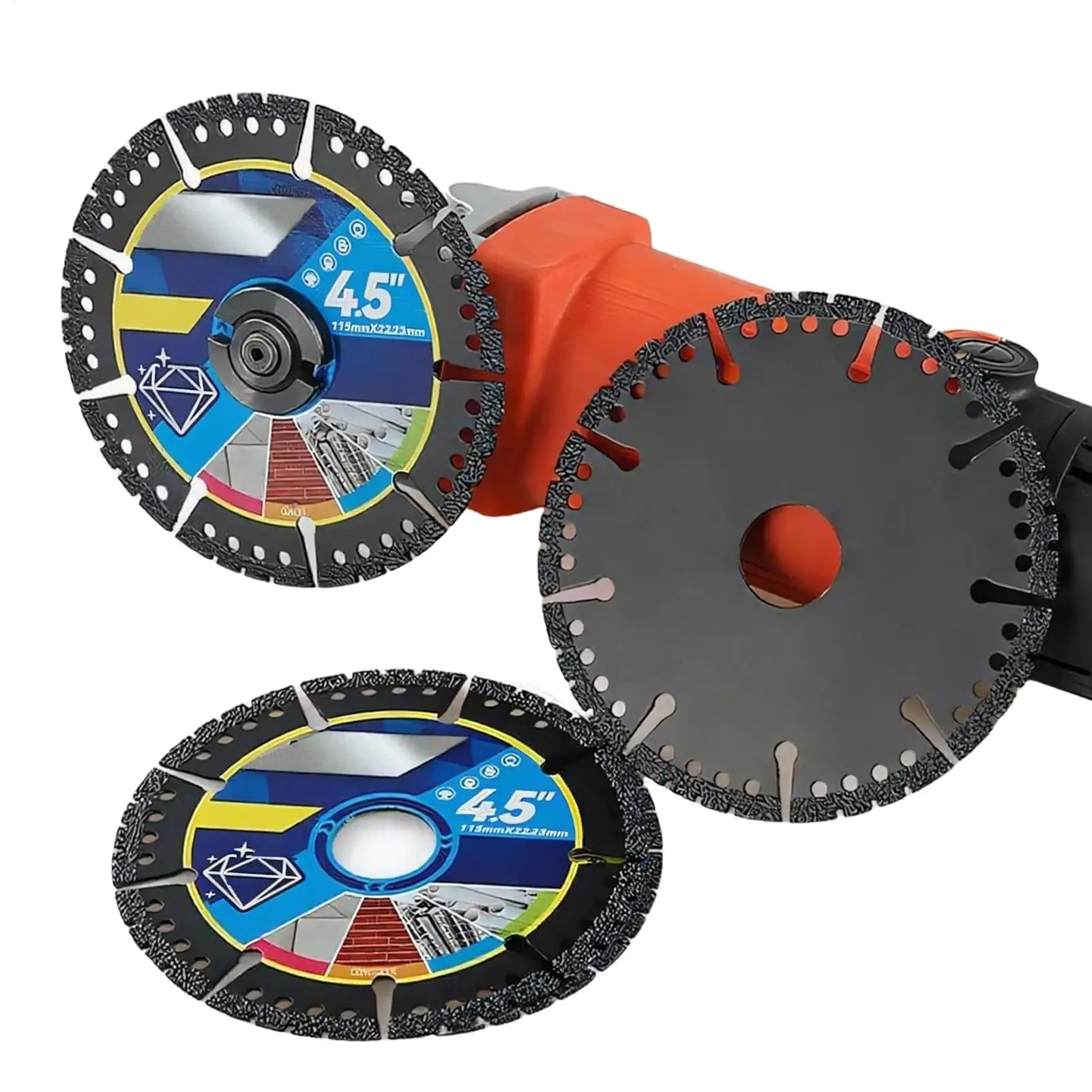 disco-de-corte-de-45-polegadas-para-esmerilhadeira-multiuso-ferramenta-para-cortar-azulejos-marmore-concreto-aco-e-tubos-de-pvc