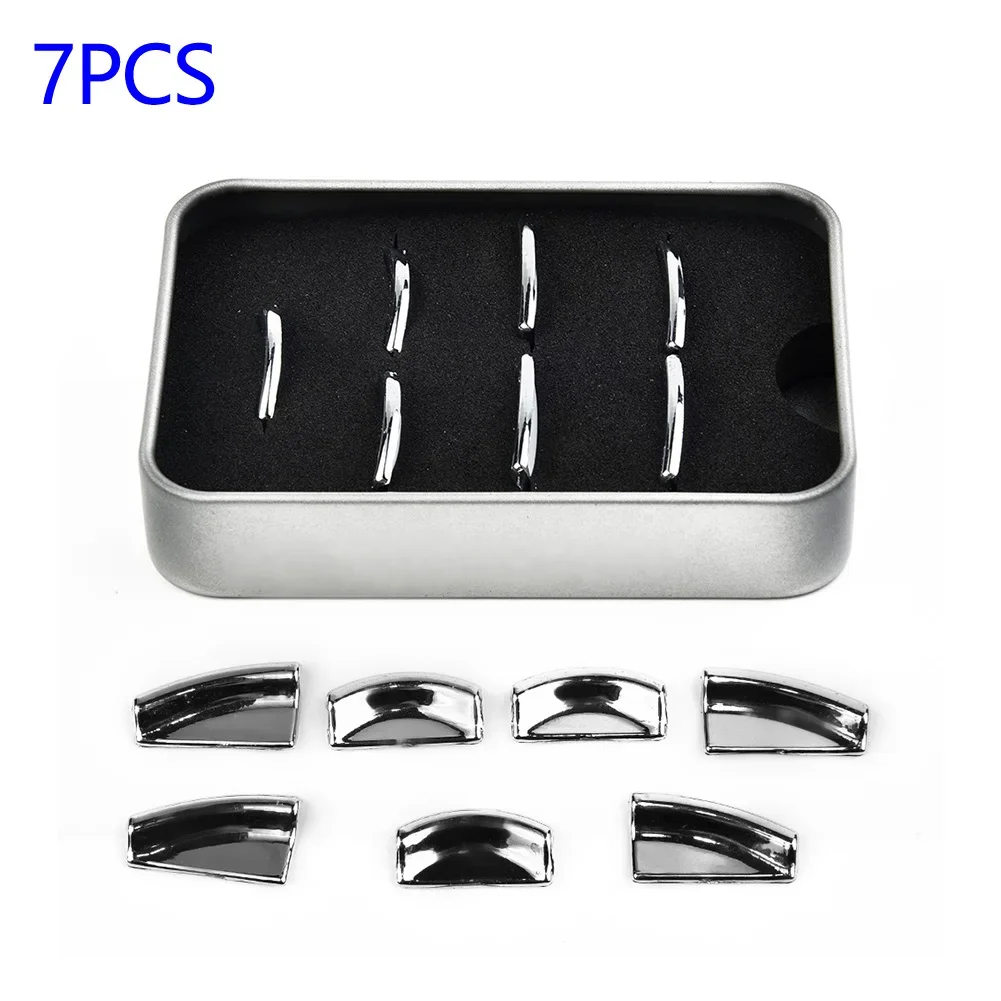 

7pcs/set For Mercedes-Benz E W212 C W204 GLK X204 Beautiful Stickers For Door Lift Buttons Suitable ML GL W166 X166 Car Stick