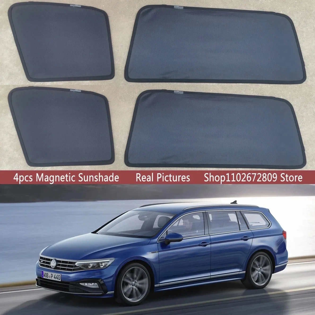 

Magnetic Car Sunshade Shield Windshield Frame Curtain Sun Shade for Volkswagen VW PASSAT B8 Variant 2015 -2023 2016 Accessories