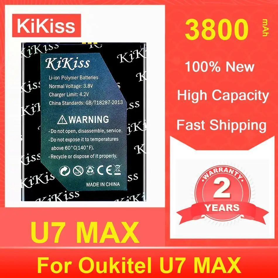

Kikiss Battery 3800Mah U7 MAX For Oukitel