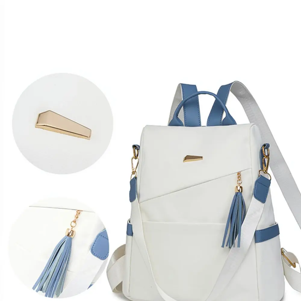 2025 Trendy Women Backpack Fashion Soft Material Anti Theft Rucksack Multi Functional Shoulder Bag Lightweight Commuter Purse