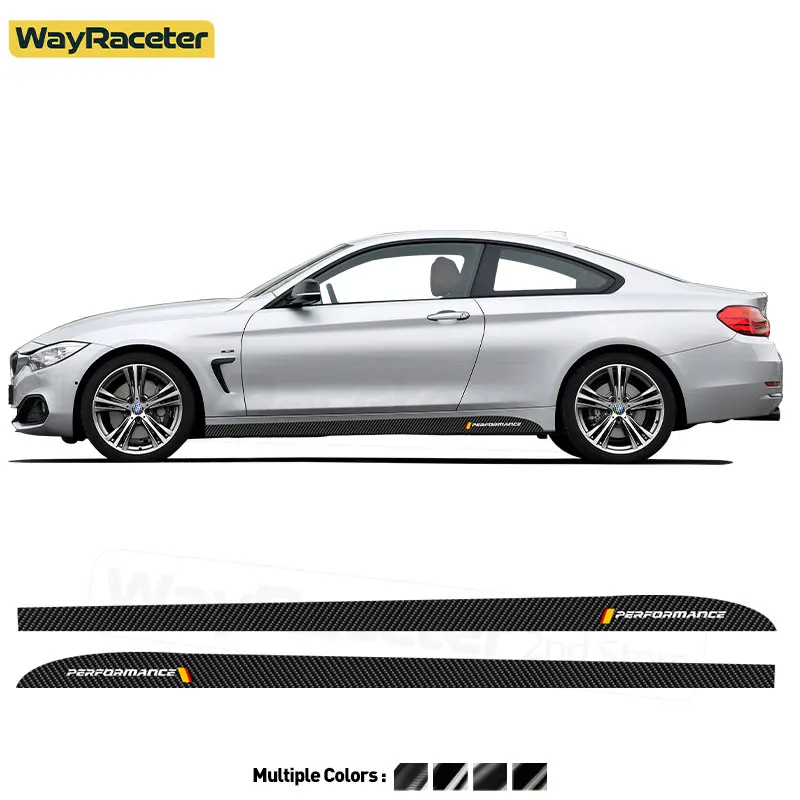 

2 шт., наклейки на дверную боковую юбку BMW F32 F33 F36 4 Series 2013-2020 420i 430d 435i 440i