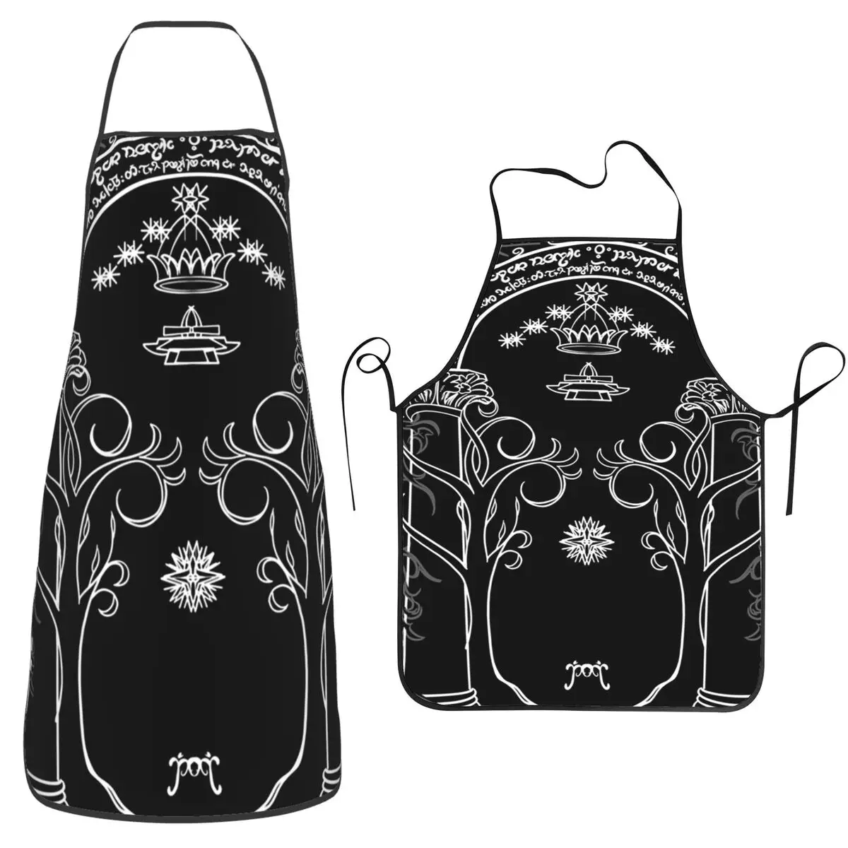 

Горная дверь в стиле J.R.Tolkien Фартук Шеф-повар Кулинария Выпечка Столик Водонепроницаемый нагрудник Кухонный сарафан для чистки