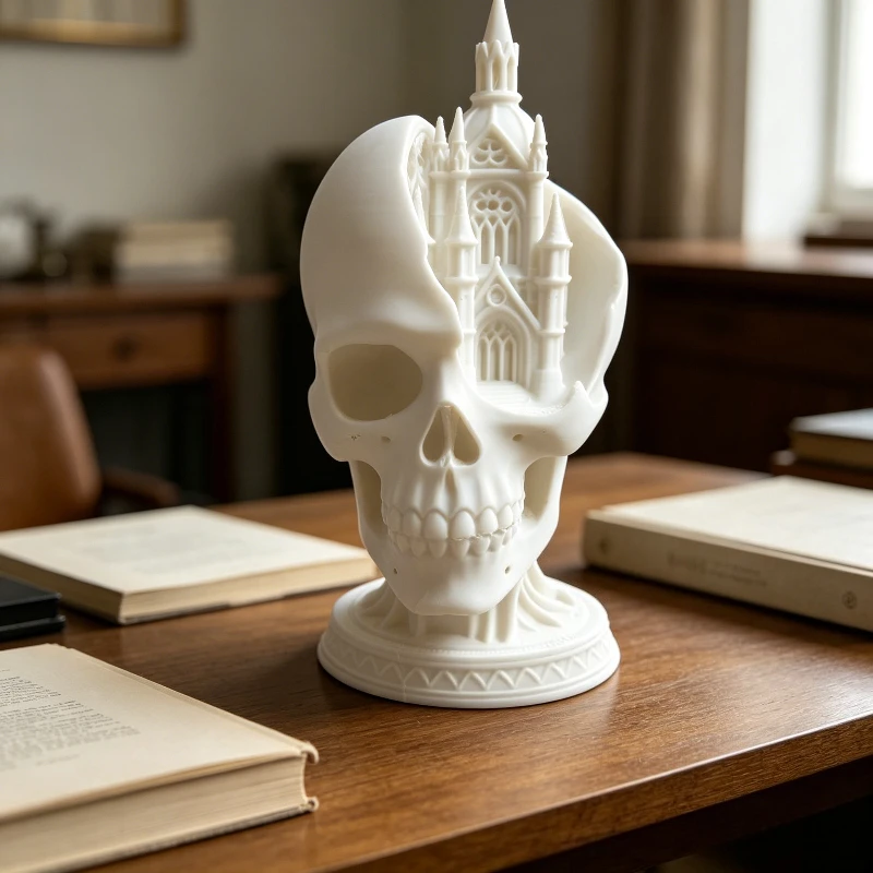 3D Printing Cafe - 3D-печатный рельеф с изображением собора и