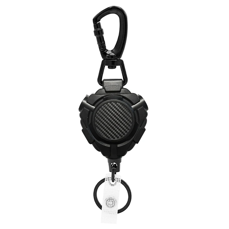 Держатель для удостоверения личности, чехол для автобусной карты, чехол для бейджа, катушка, зажим для бейджа, прочный зажим для бейджа, выдвижной держатель для бейджа