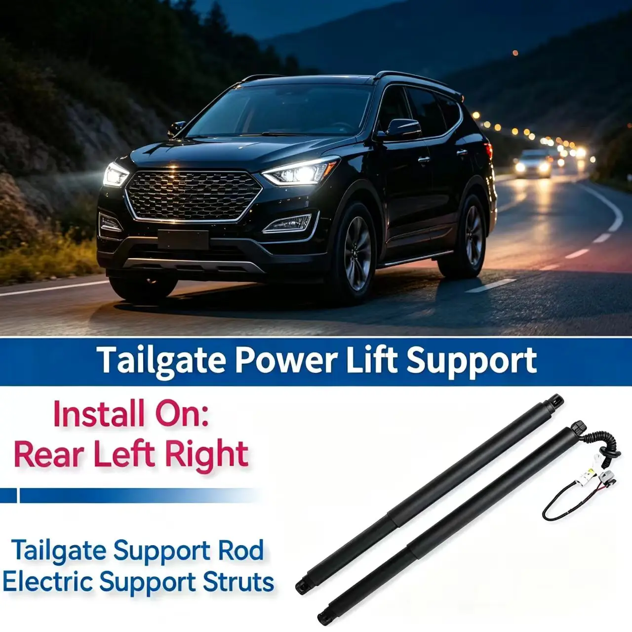 For 2020-2022 Tesla Model Y LH Tailgate Gas Spring Struts Tailgate Power Lift Supports 150060100A 150060200A