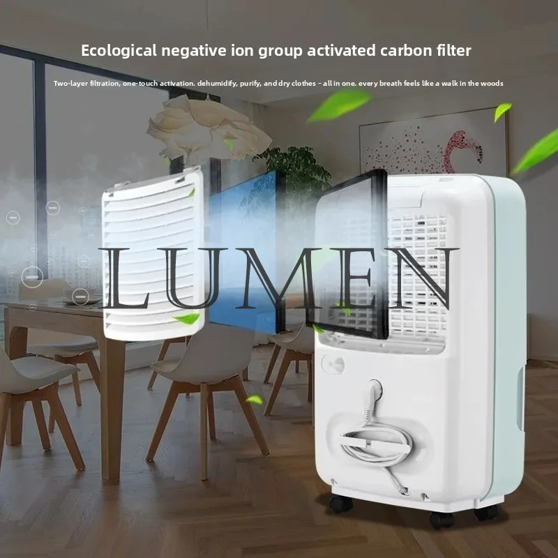 Quiet Noise Home Dehumidifier Small Water Generator 30L Per Day and Compressor Type R134A Refrigerant Bedroom