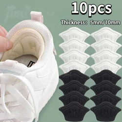 5 paires de semelles intérieures pour chaussures, coussinets de talon pour chaussures de Sport, taille réglable, protection du talon, autocollant arrière
