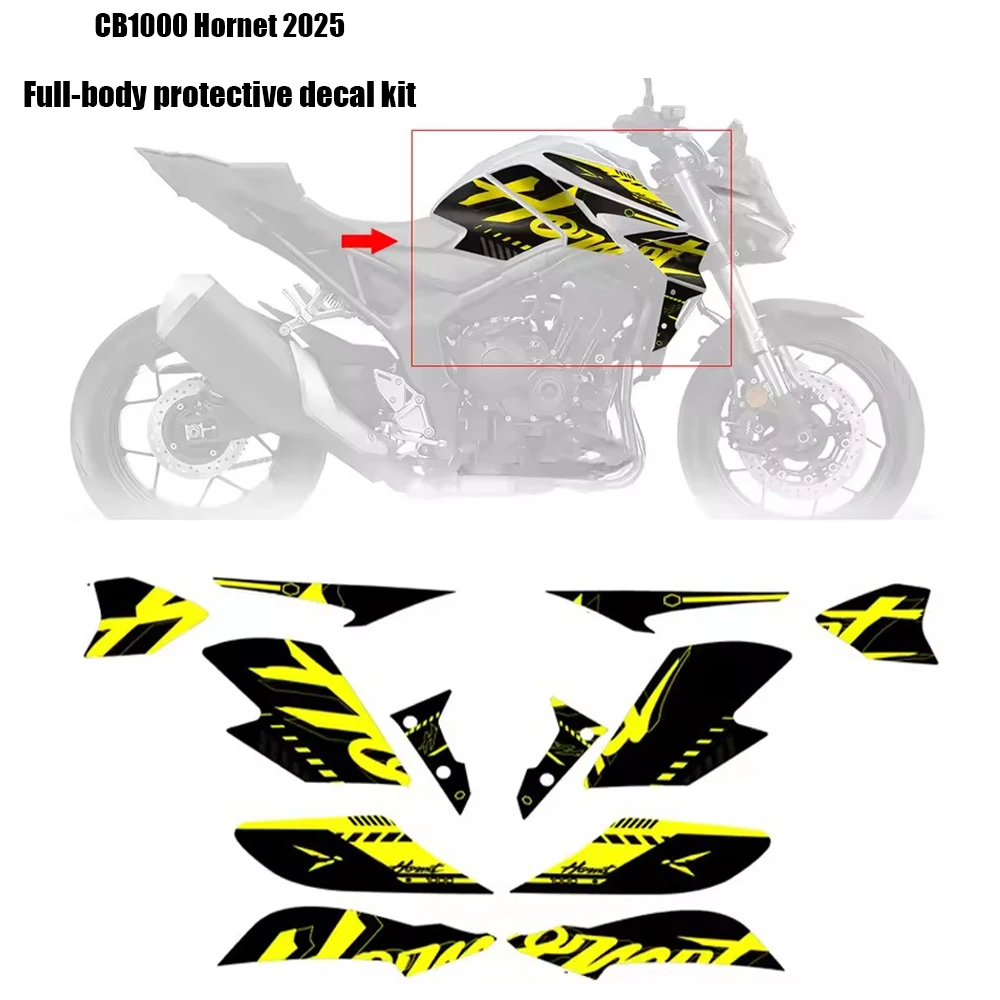 

2025 CB1000 Hornet водонепроницаемые и устойчивые к царапинам защитные наклейки для краски для Honda CB 1000 комплект защитных наклеек для всего тела