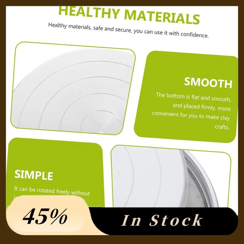 

A78K новые гончарные поворотные инструменты для керамики, поворотный стол для подставки для торта, алюминиевая вращающаяся подставка для торта, вращающиеся бумажные стаканчики