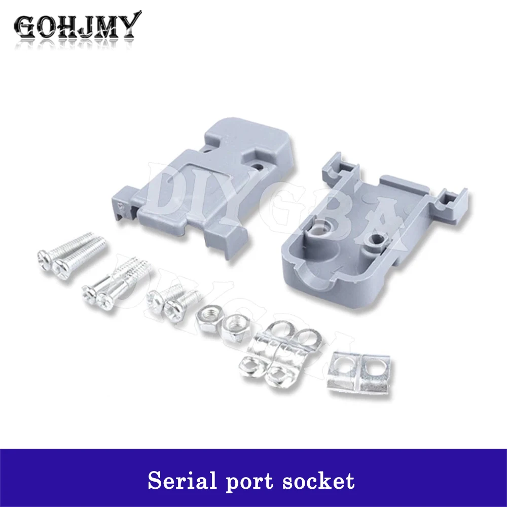 2PCS DB9 DB25 DB15 DB37 Female/Male D Type VGA Plug Data Connector 2/3 Row DB9 DB25 DB37 9/15/25/37 Pin Port Socket Adapter