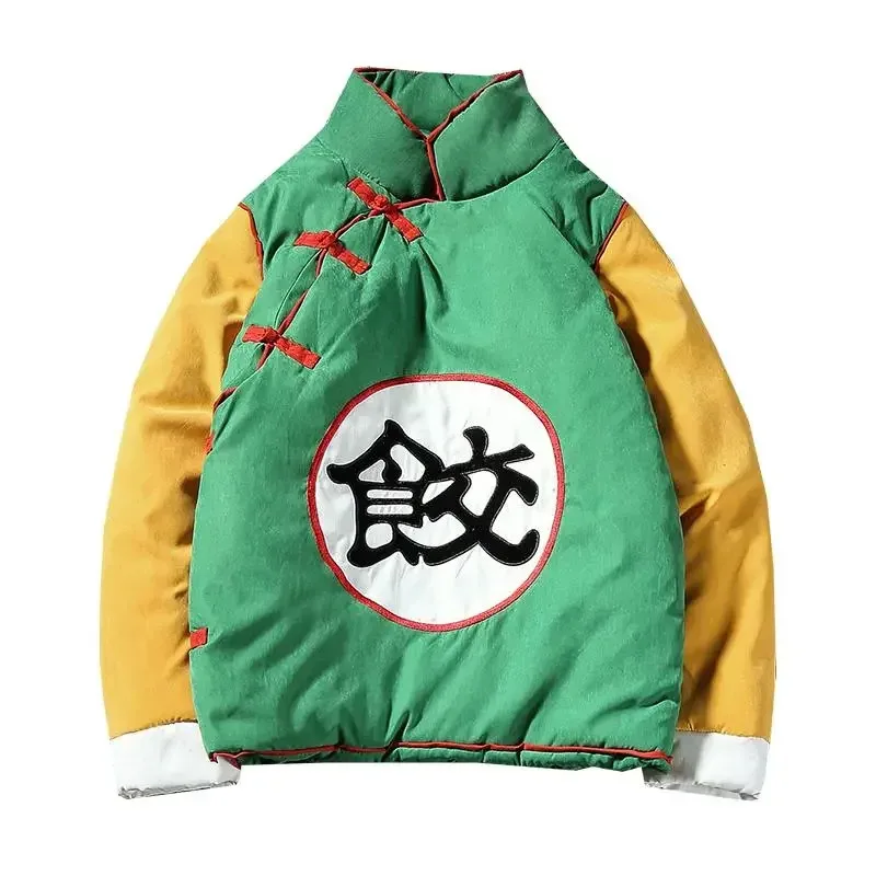 

Anime Japanese Son Goku Cosplay Costumes Mens Thickened Jacket Cartoon Kakarotto Male Thick Overcoat Warm Winter Cotton Coat