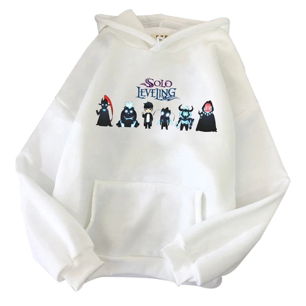 Solo Leveling Anime Hoodie Harajuku Pullover Tops Sweatshirt Fans Gift