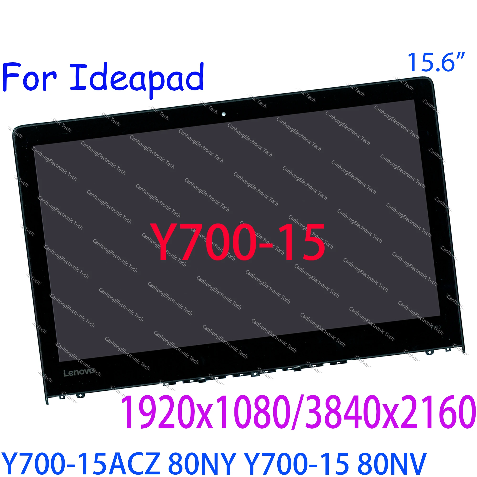 

15.6’’ For Lenovo Ideapad Y700-15ISK Y700-15 FHD 1920*1080 LCD Display Touch Screen Panel Assembly Without Frame 5D10K29634