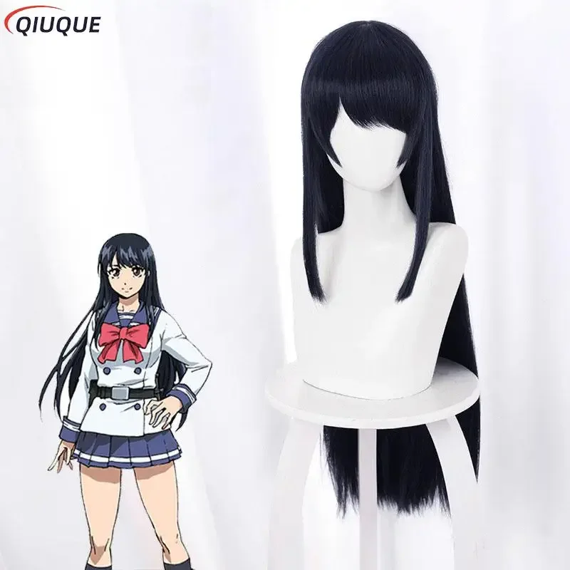 Anime Hoogbouw Invasie Cosplay Kostuum Pruiken Tenkuu Shinpan Yuri Honjo Pruik Vrouwen Matroos Pak Jk School Uniform