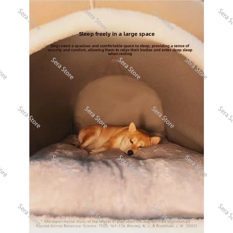 Hot Winter Warm Dog Removable Pet Dog Bed Cozy Pet Nest for Small Medium Dogs Cats Sleeping Bed Comfortable Pet House Supplies
