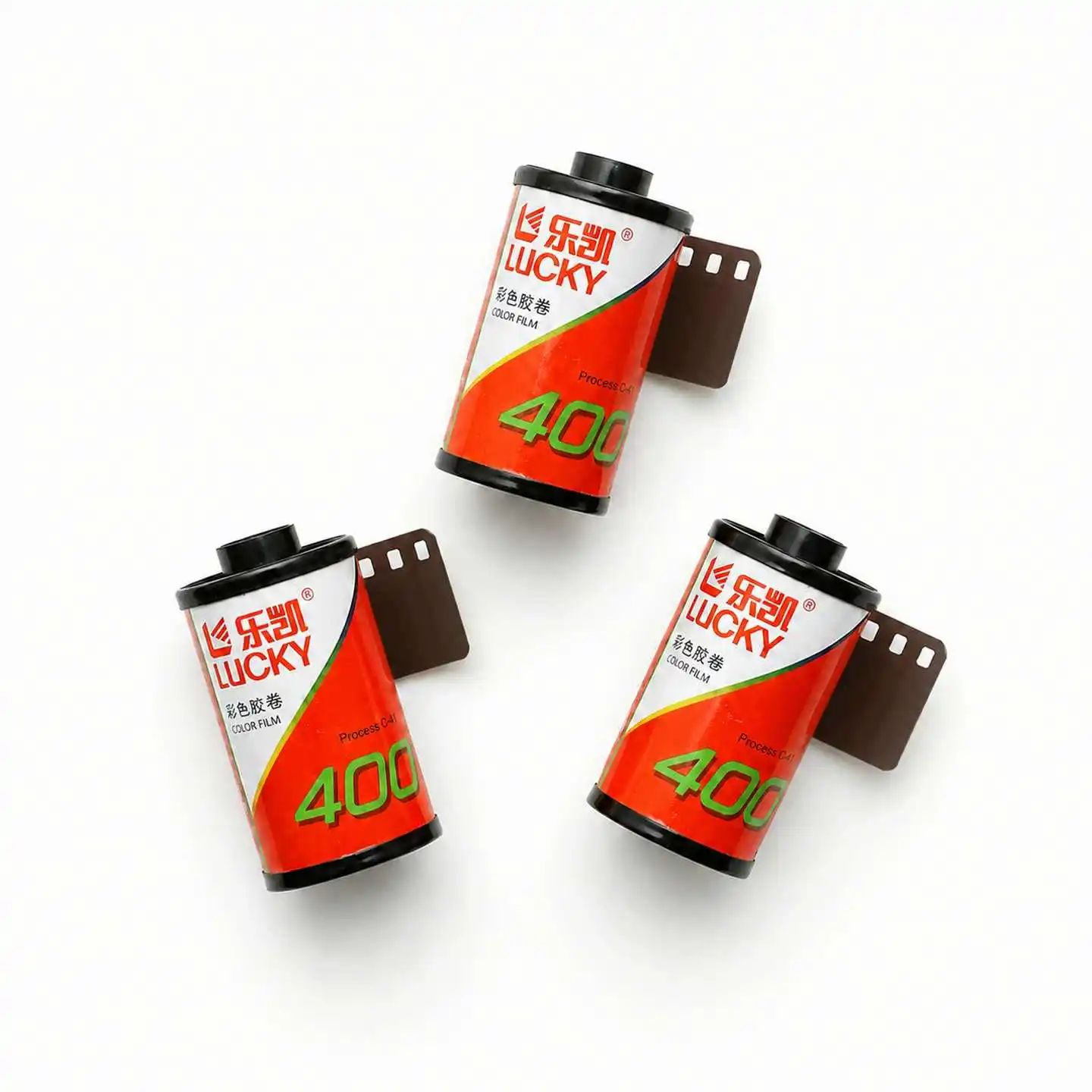 LUCKY 36 Exp Per Roll ISO 400 Color Film Upgrade 35mm Color C400 C41 1/2/5/8/10 Rolls For Kodak 135 Film Camera Expiration：2028