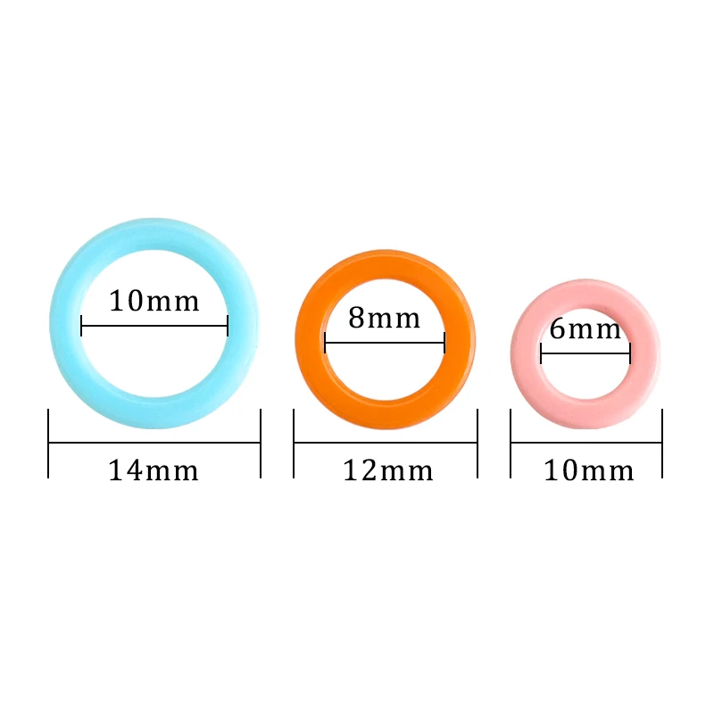 120/240 szt. Kolorowe znaczniki do robienia na drutach pierścienie dziewiarskie szydełkowe pierścienie blokujące z przenośny pojemnik do
