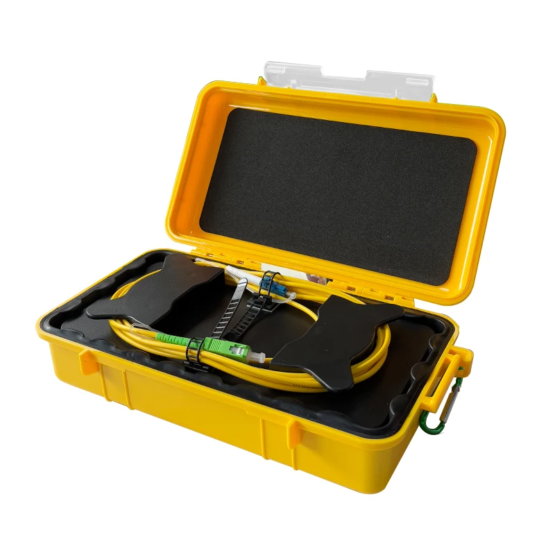 OTDR Test Extension Cable Wavelength 1310nm/1550nm Connector LC/SC/FC (UPC or APC) Single-Mode Loss 0.5dB/km Launch Cable Box