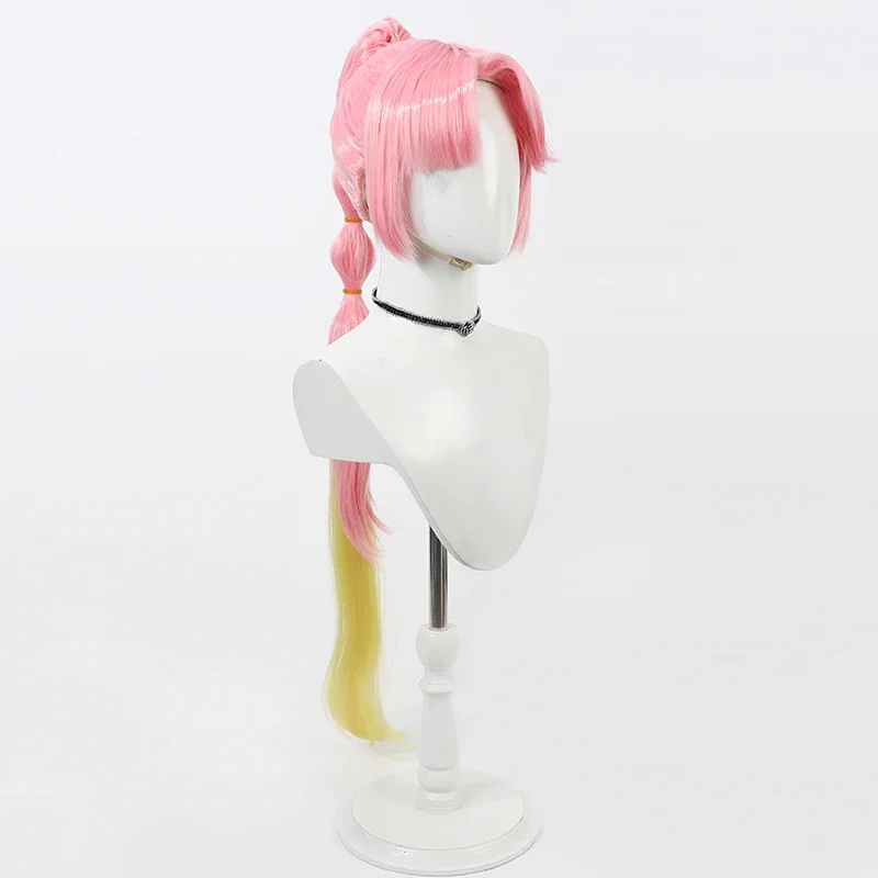 Hime Anyoji Wig LoveLive! Hasu No Sora Jogakuin School Idol Club Cosplay Pink Yellow Mixed Synthetic Hair Halloween Costume Wigs image 3