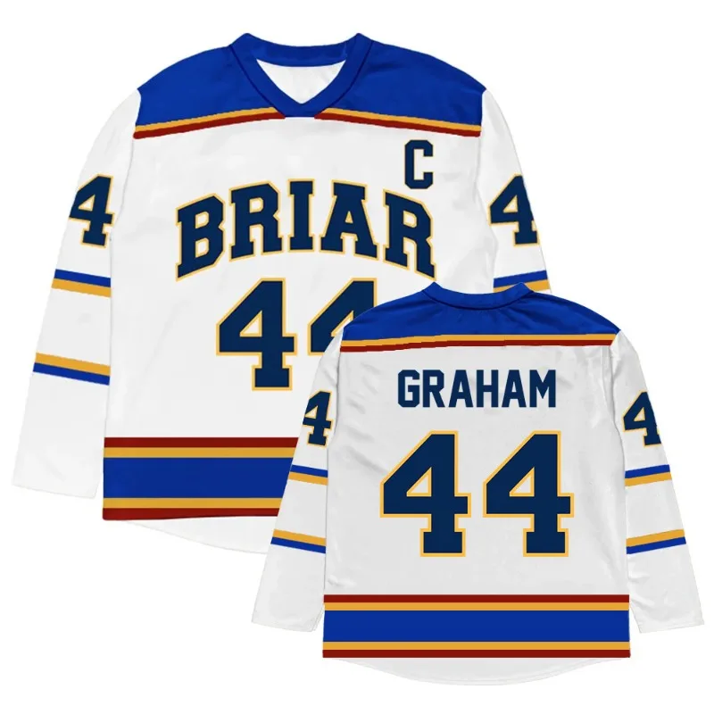 Langarm-T-Shirt für Kinder, Off Campus Briar University Hockey, Graham 44 22 DI LAURENTIS 66 Tucker46 Design, Kinder-T-Shirt mit Aufdruck