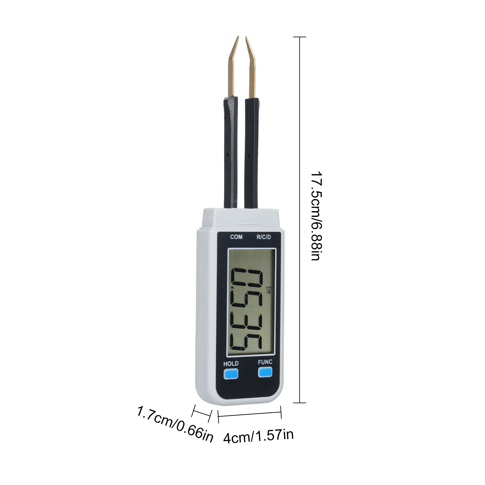 جهاز اختبار مصلحة الارصاد الجوية الرقمي 2999 جهاز اختبار المكونات الإلكترونية المحمولة لتحديد المقاومة السعة ديود السيارات #6
