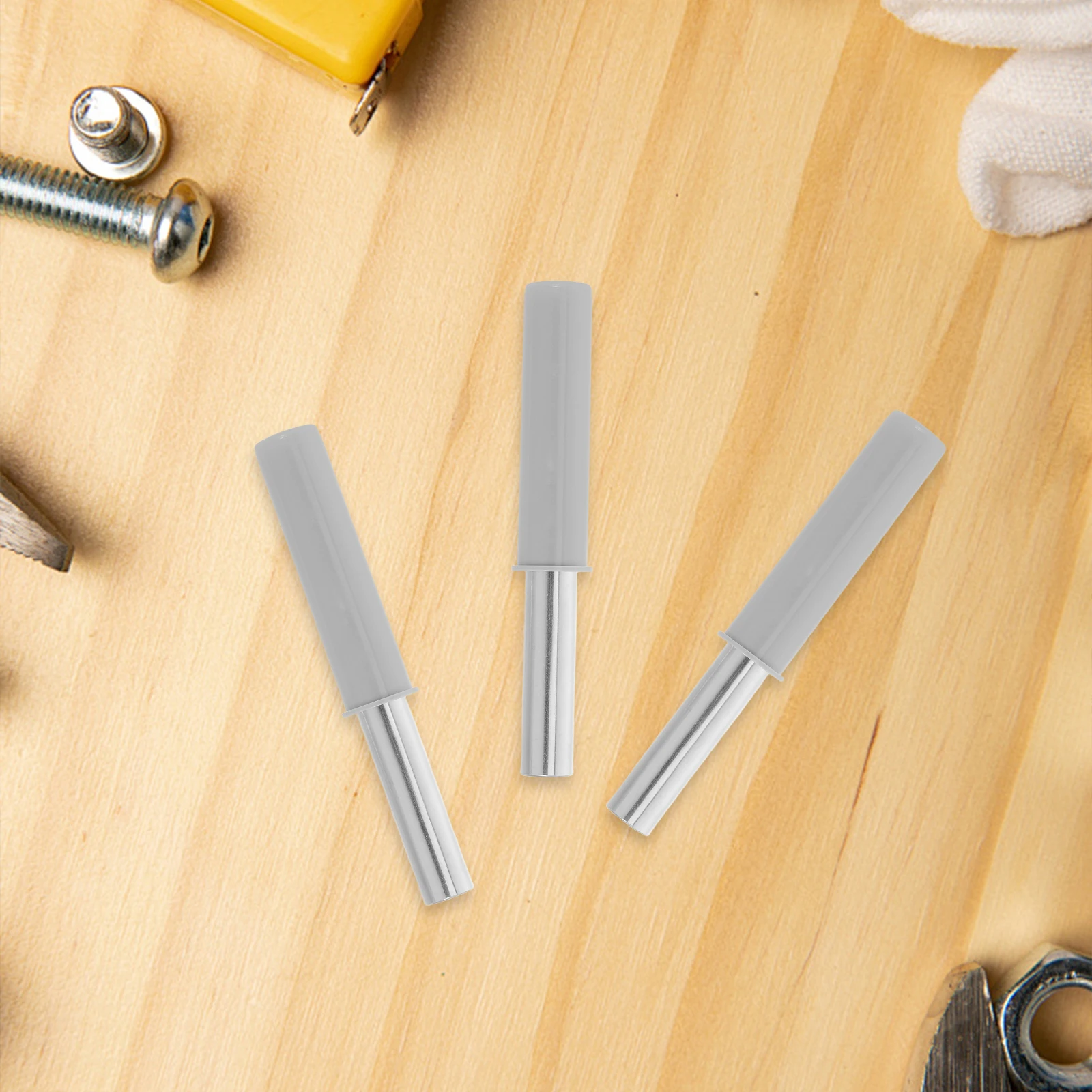 

6 pcs Soft Close Damper For Trash Cans Cabinet Door Adapter Bumper Quiet Lid Closing Mechanism Kitchen Office Use Stainless