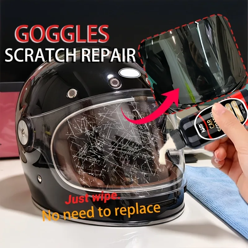 Multi-Purpose Scratch Repair Kit: Restores Goggles/Helmet/Glasses & Bodywork, Fixes Various Scratches with Easy Application