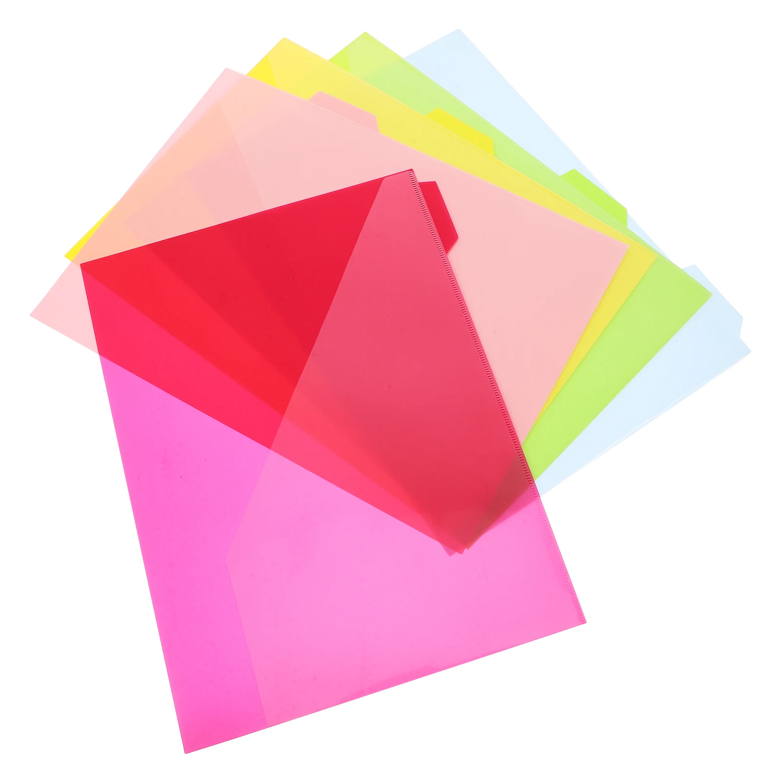 

5 Pcs Folder File Bag Classification Folders Binder Dividers with Pockets and Tabs Accordion Organizer Plastic Sleeves