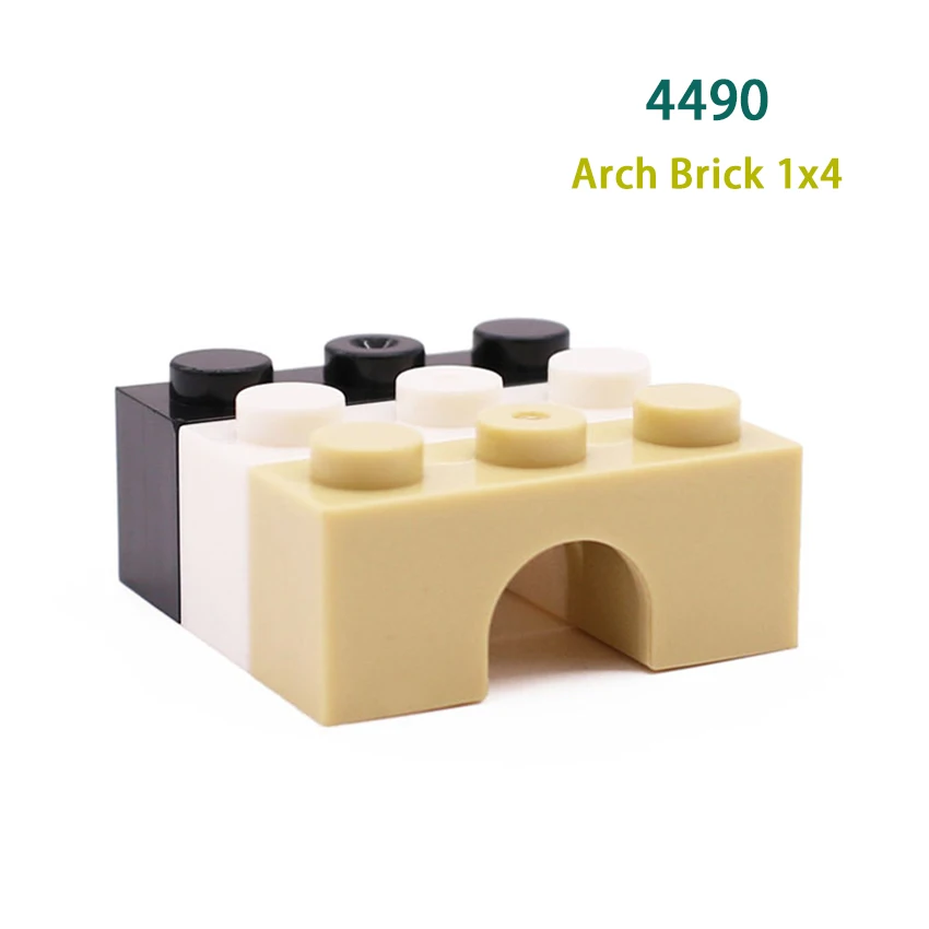 

Building Blocks Arch Brick 1x3 Technological DIY Bending Plates 10pcs Creative Educational Toy for Children 4490