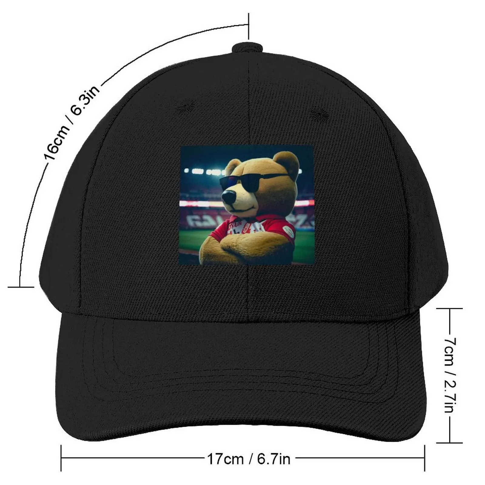 Cool bear loves Southampton Fc Baseball Cap Hat Beach funny hat western Hat Custom Cap Women's Hats Men's