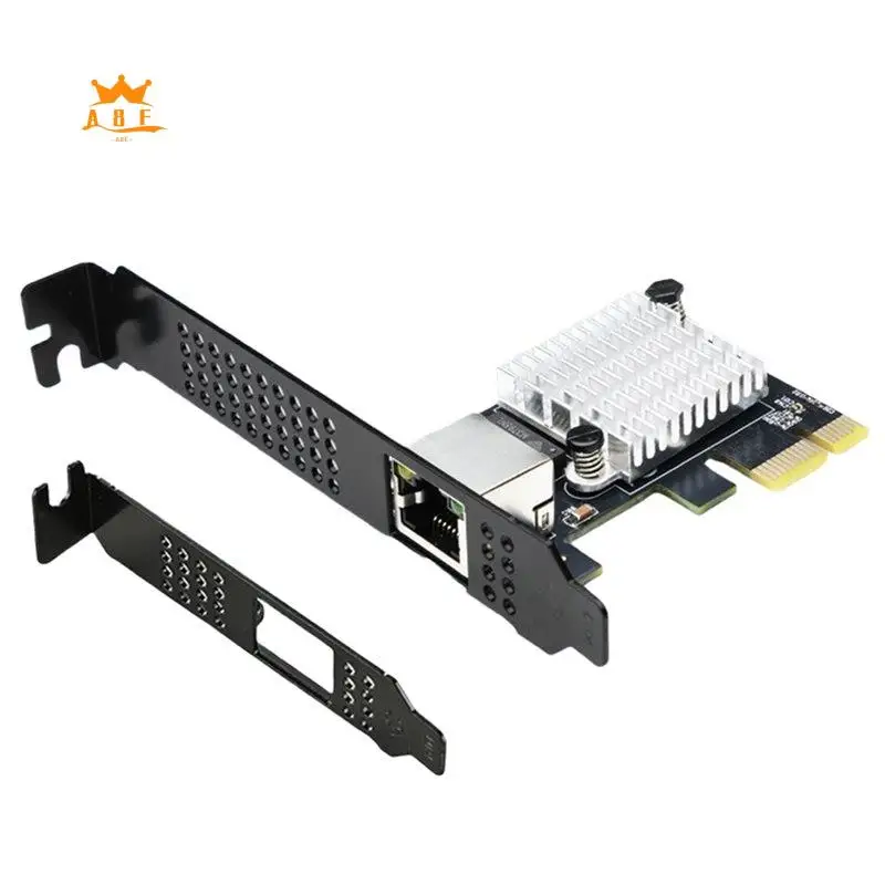 

A08E-New 10G Ethernet Network Card 1 Port Pcie 4.0 X1 10G RJ45 Lan Card For Realtek8127(PXE) Multi-Gigabit Network Speeds