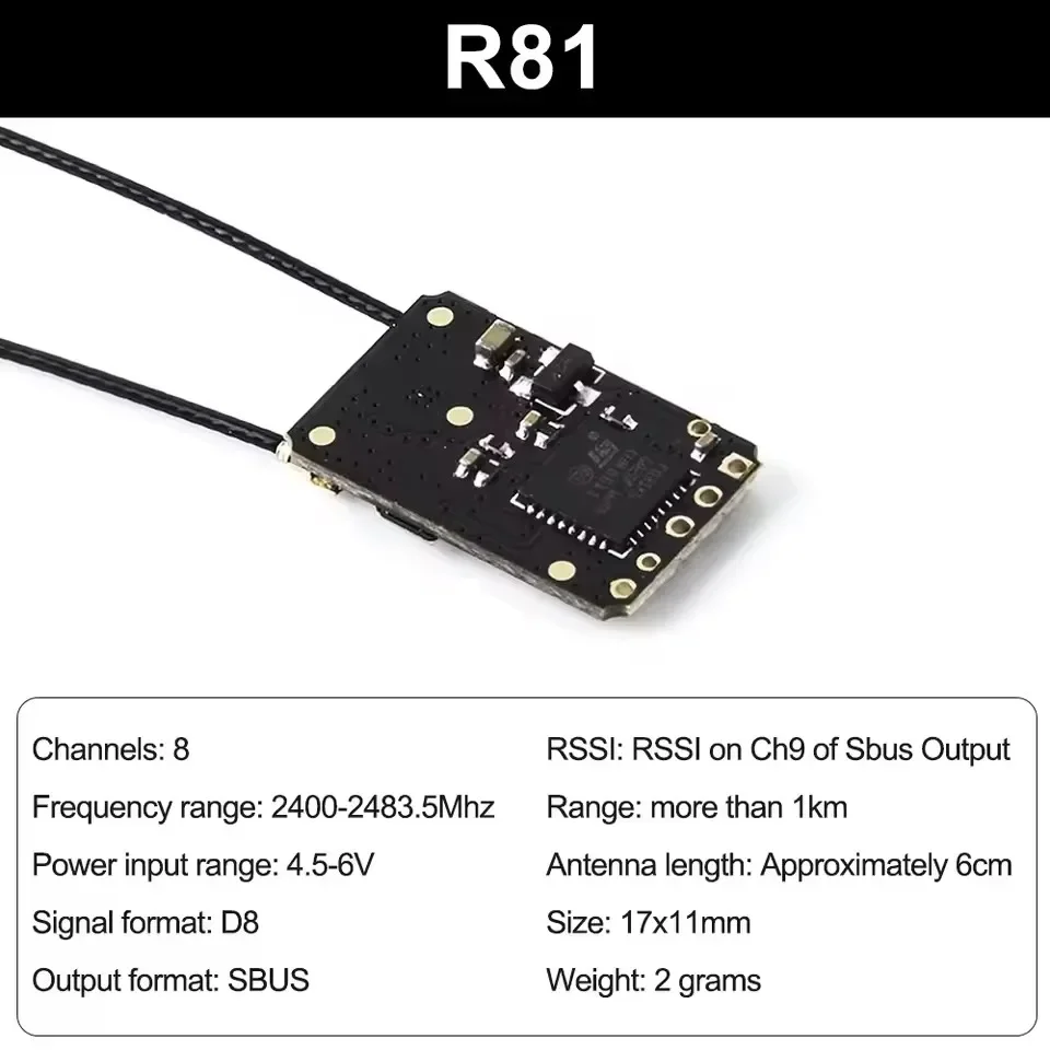 Radiomaster R81 R84 R86 R86C R88 V2 Ontvanger Receptor 4CH 6CH 8CH 16CH Ontvanger voor FRSKY D8 D16 TX16S SE RC FPV Drones Onderdelen